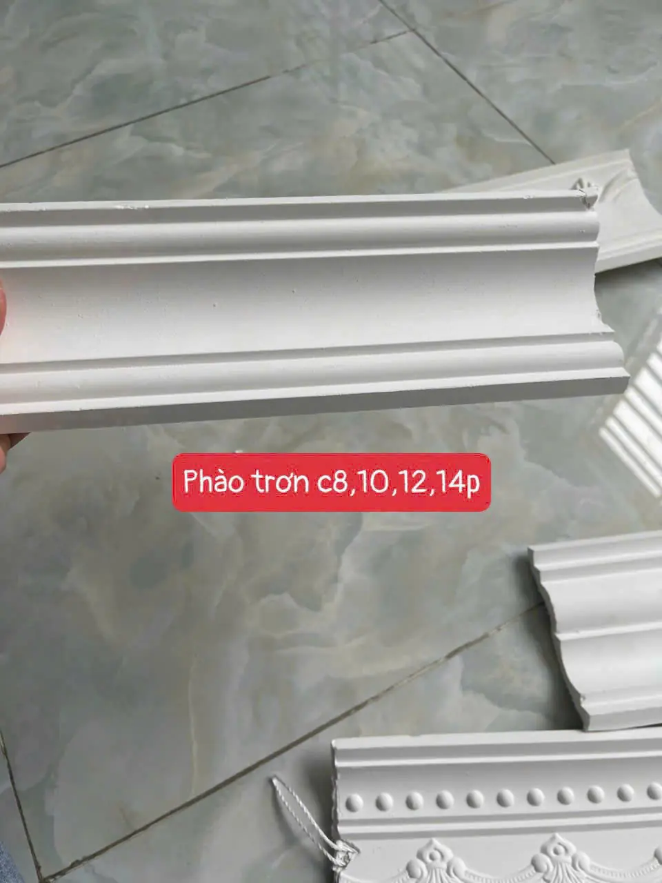 Phào Trơn Thạch Cao Cổ Điển C8, C10, C12, C14