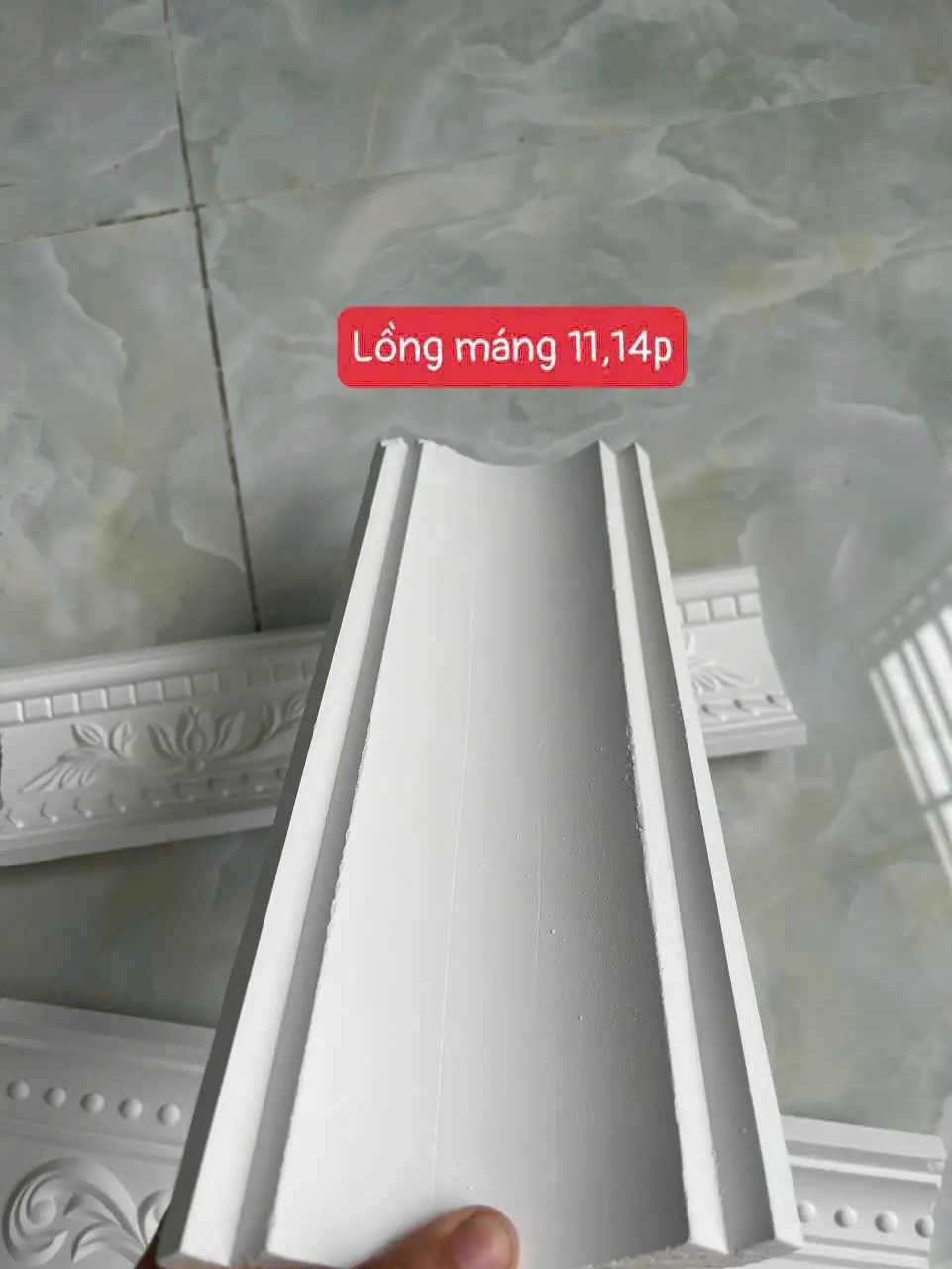 Phào Lòng Máng Thạch Cao 11P, 14P